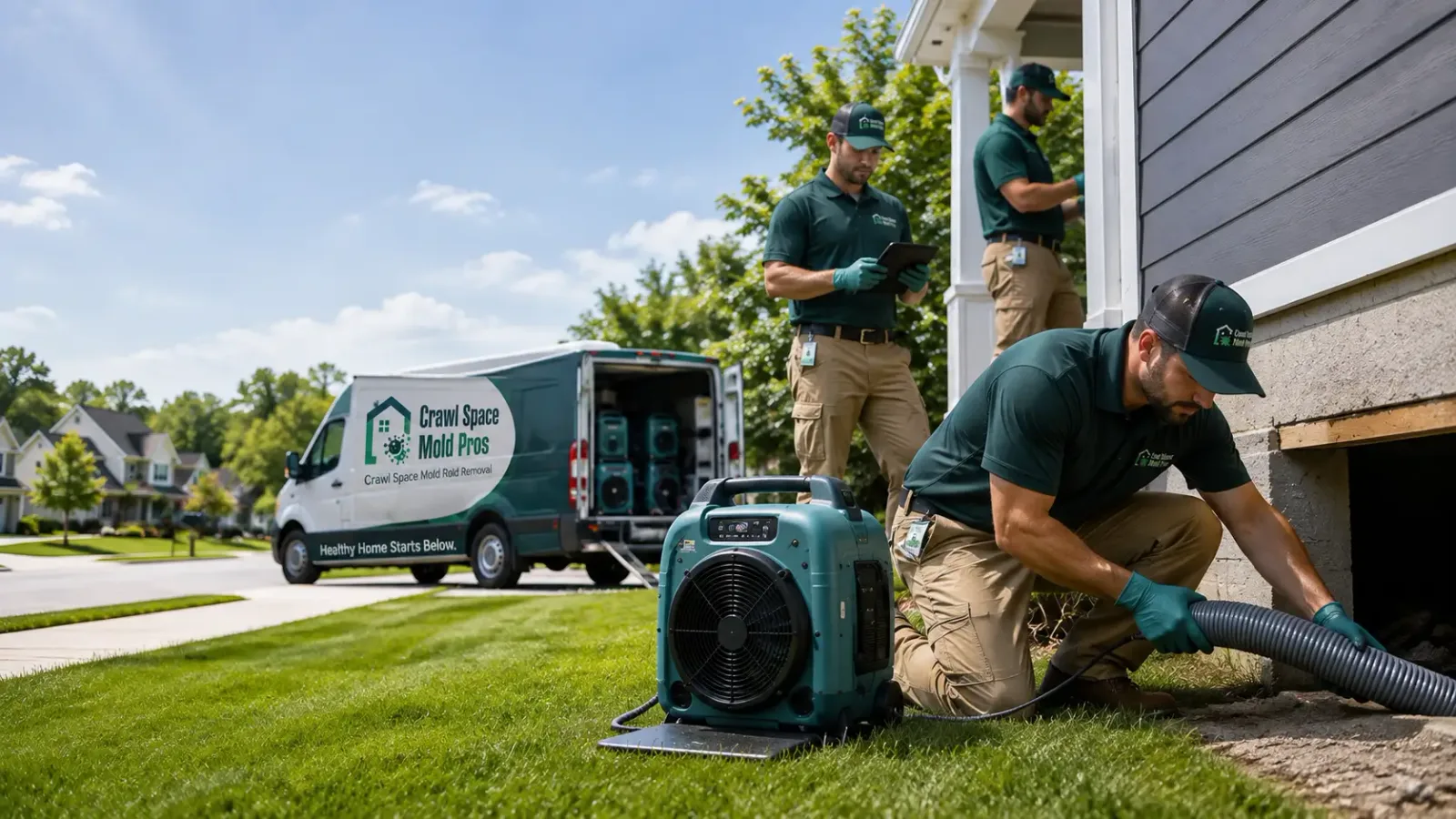 Crawl Space Mold Removal in Haugen, WI